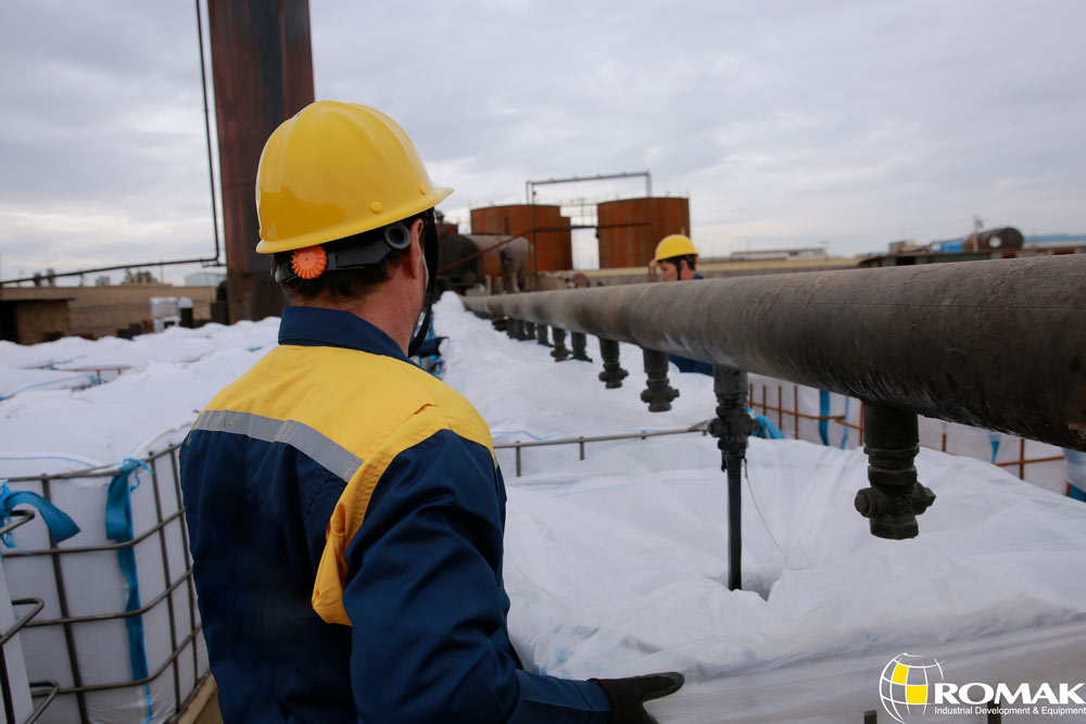 Iran bitumen trader , packing jumbo bag