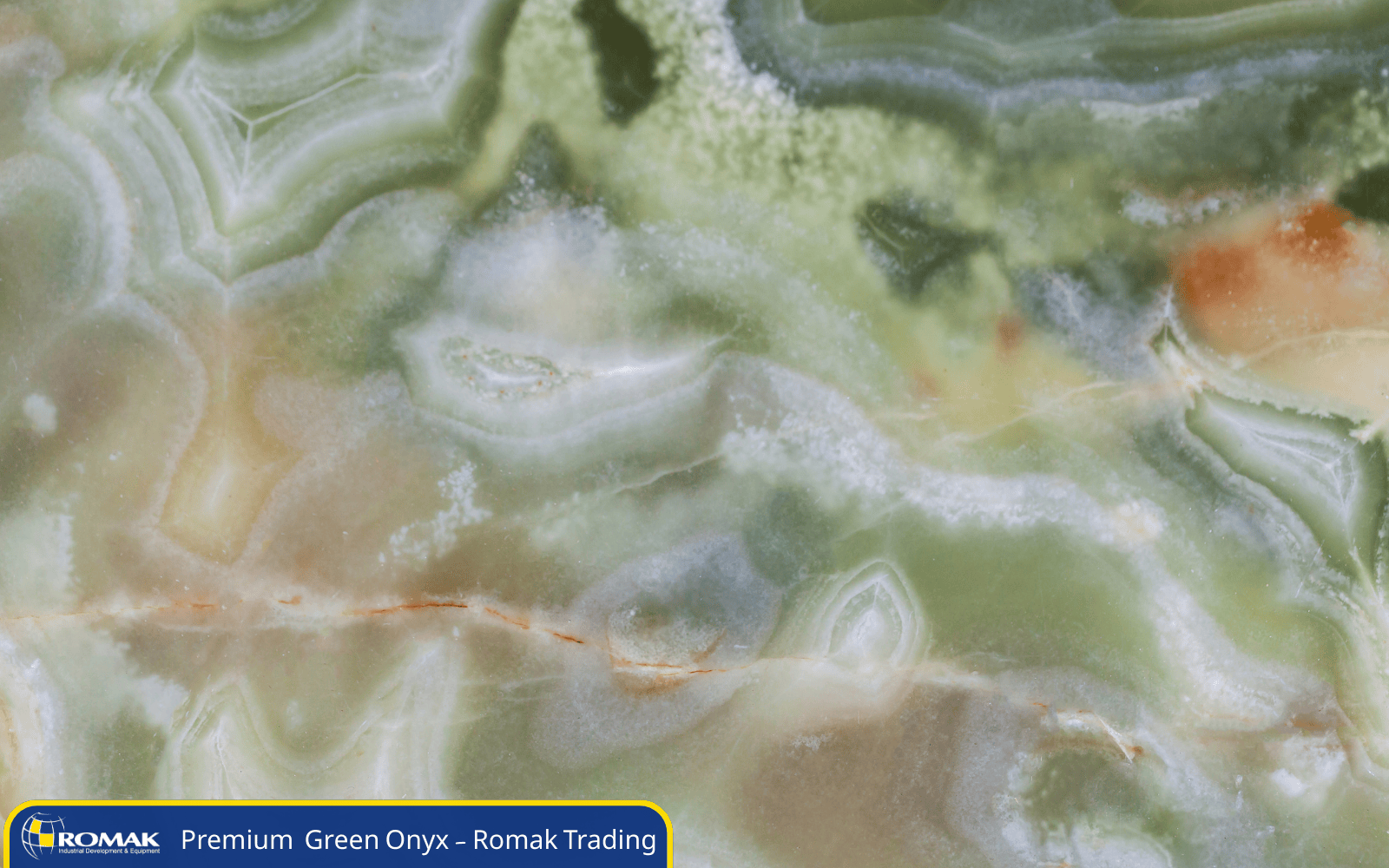 Iran green onyx stone