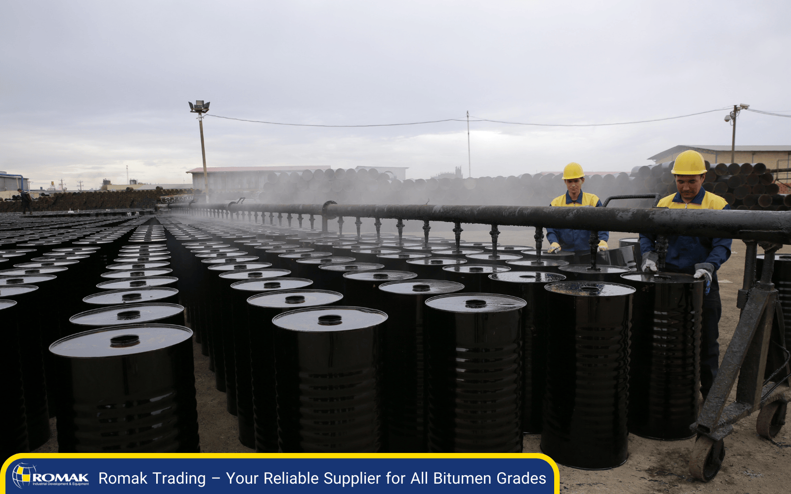 Supplying high-quality Iran bitumen grades for road construction and industrial applications.