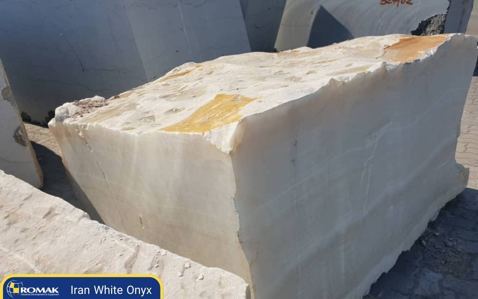 High-quality Iran white onyx slabs